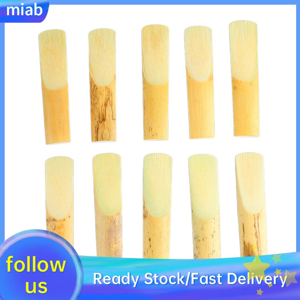 Maib 10 Pcs Alto Saxophone Reed Professional Traditional Accessory For