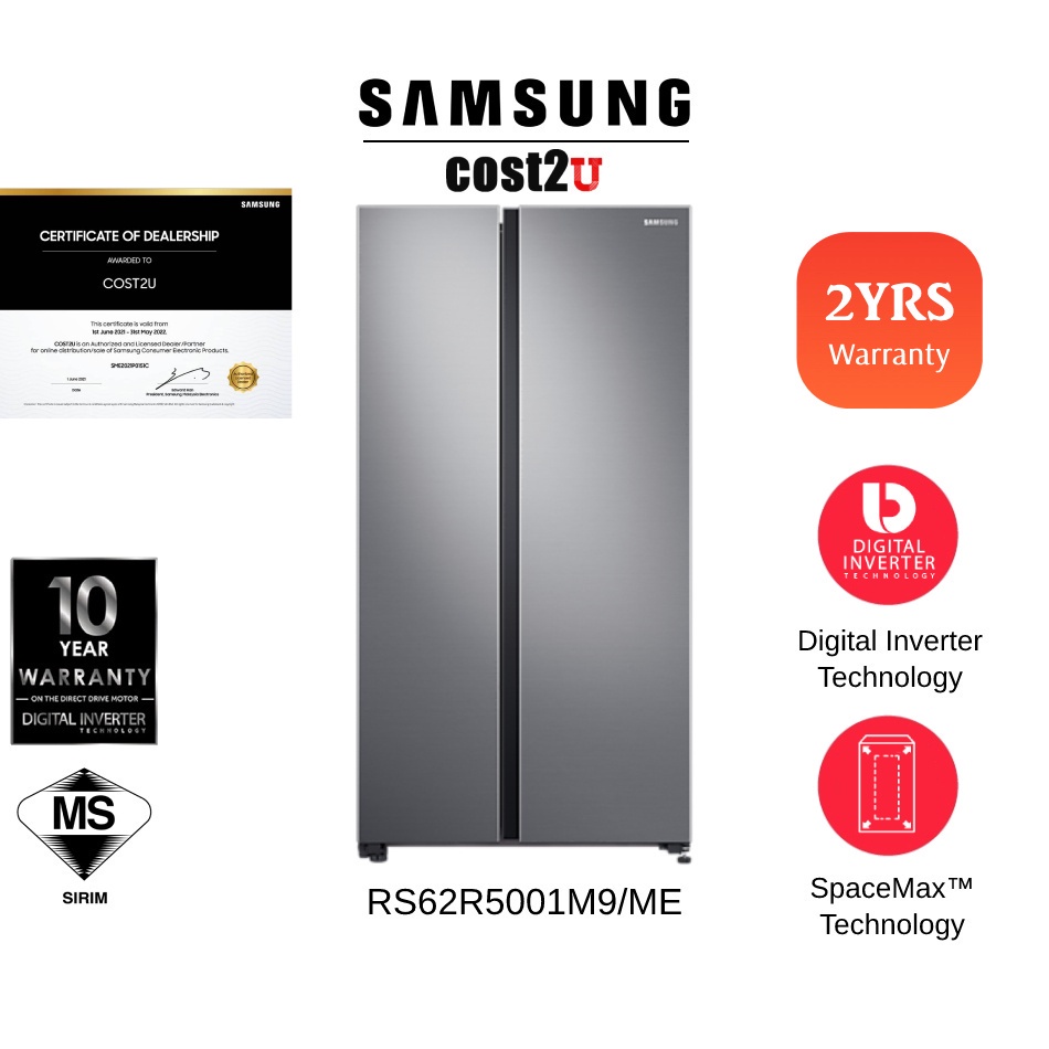 LIMITED OFFER! [Seller Delivery] Samsung 680L Side by Side SpaceMax