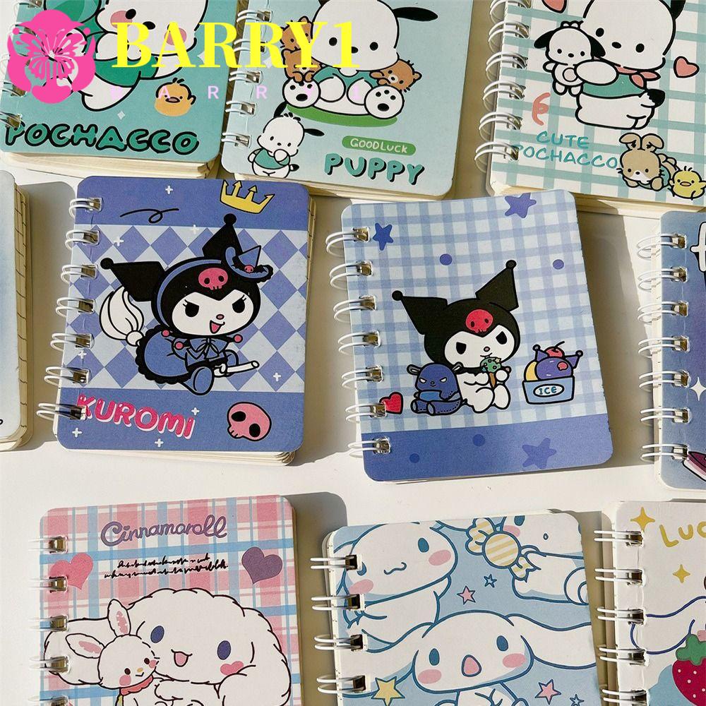 BARRY1 A7 Binder Ring Notepad, My Melody Cinnamoroll Loose Leaf Notepad ...