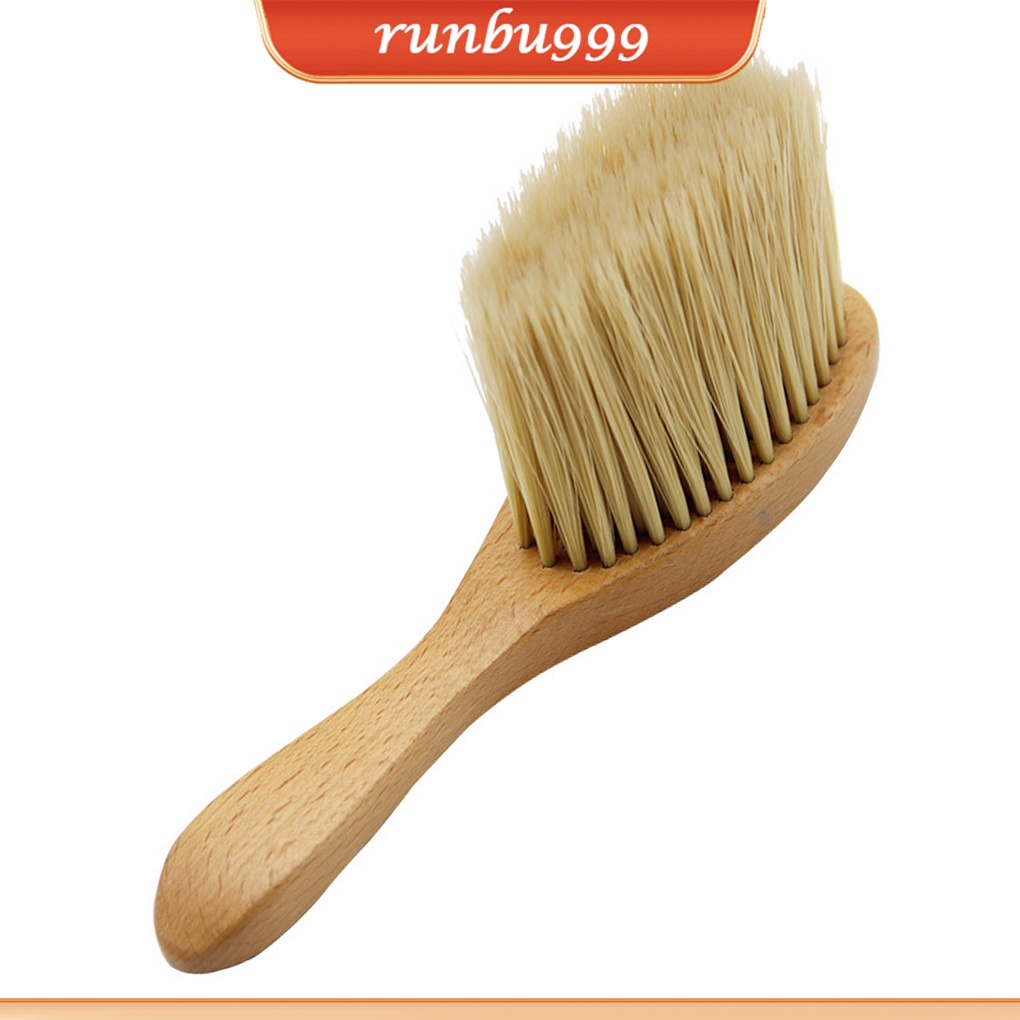 1/2/3/5 Soft Hair Brush for Barber Hairdressing Natural Bristles for