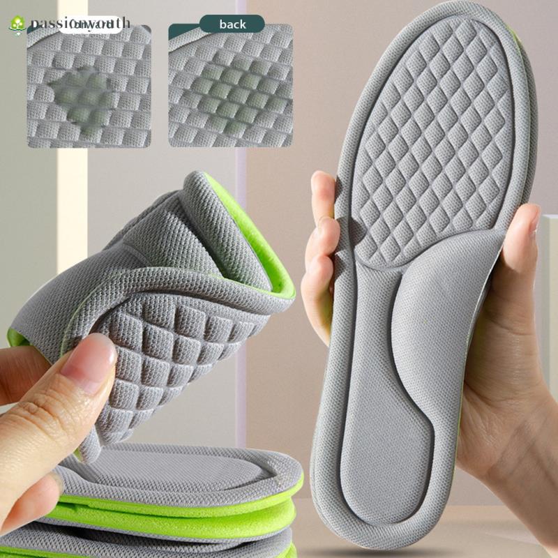 2PCS Soft Memory Foam Insoles for Shoes Men Women Deodorant AbsorbSweat Massage Sport Insole
