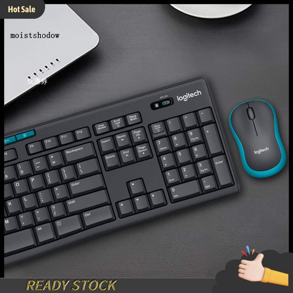mw for Logitech MK275 Keyboard Mouse Set Portable Optical 1000DPI