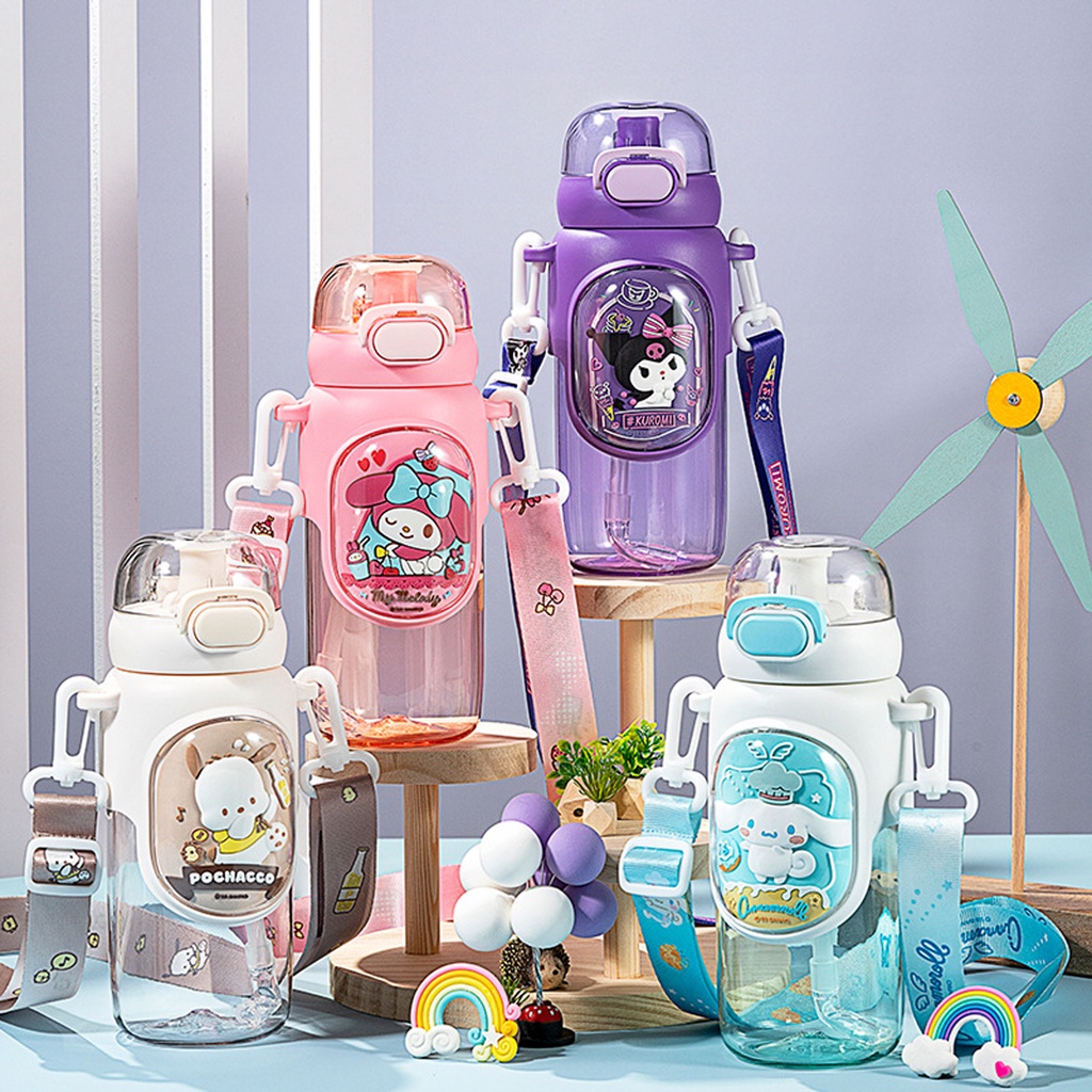 Angel Baby Cartoon My Melody Cinnamoroll Kuromi Pochacco 600ML Kids ...