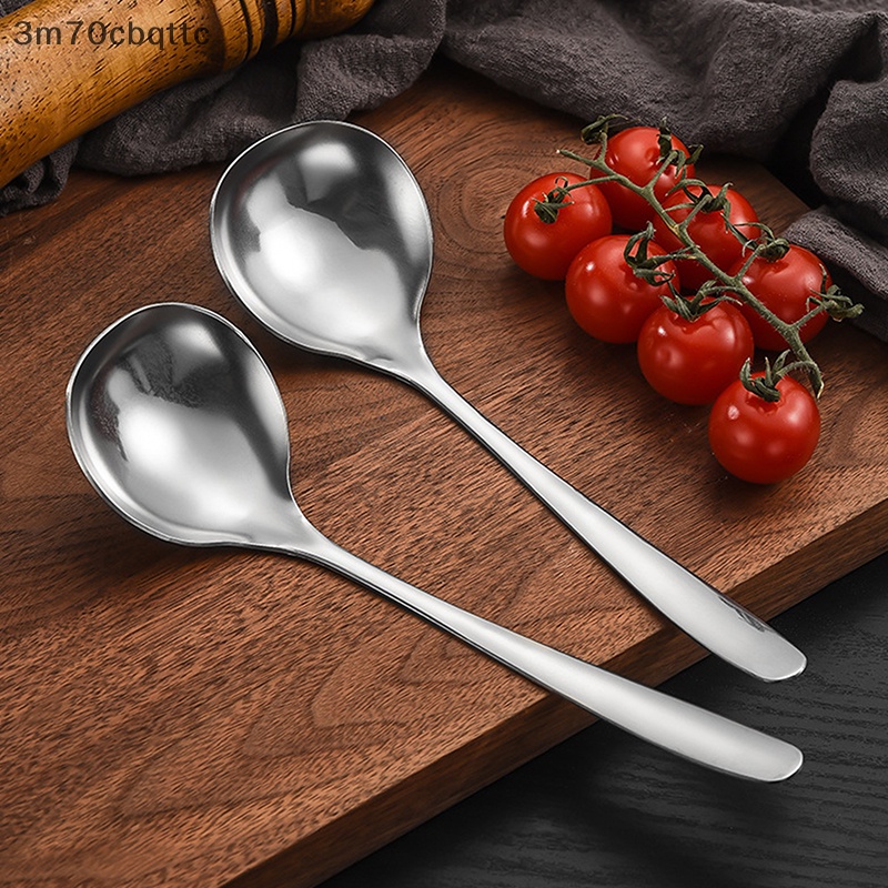 Long Stainless Steel Spoon Handling Tablespoon Hot Pot Ramen Scoop