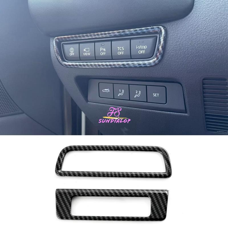 Dashboard Scratch Protector Headlight Switch Frame Trim For Ford Focus 2012- 2014 | Scratch Protection Cover ABS Plastic Trim Cover
