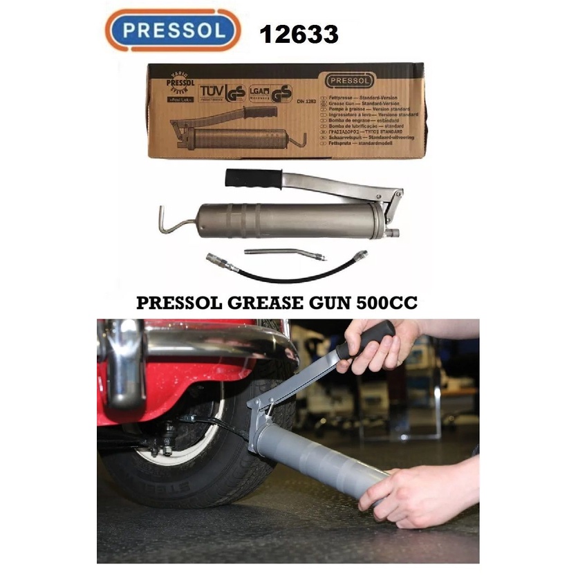 Pressol 500cc StandardVersion Manual Grease Gun Shopee Malaysia