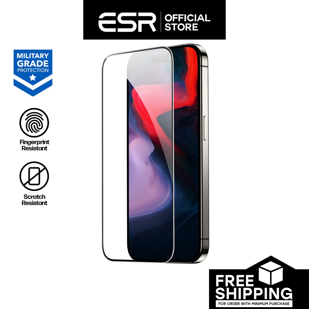 ESR TemperedGlass Screen Protector for iPhone 15/ Plus / Pro / Pro Max Shopee Malaysia
