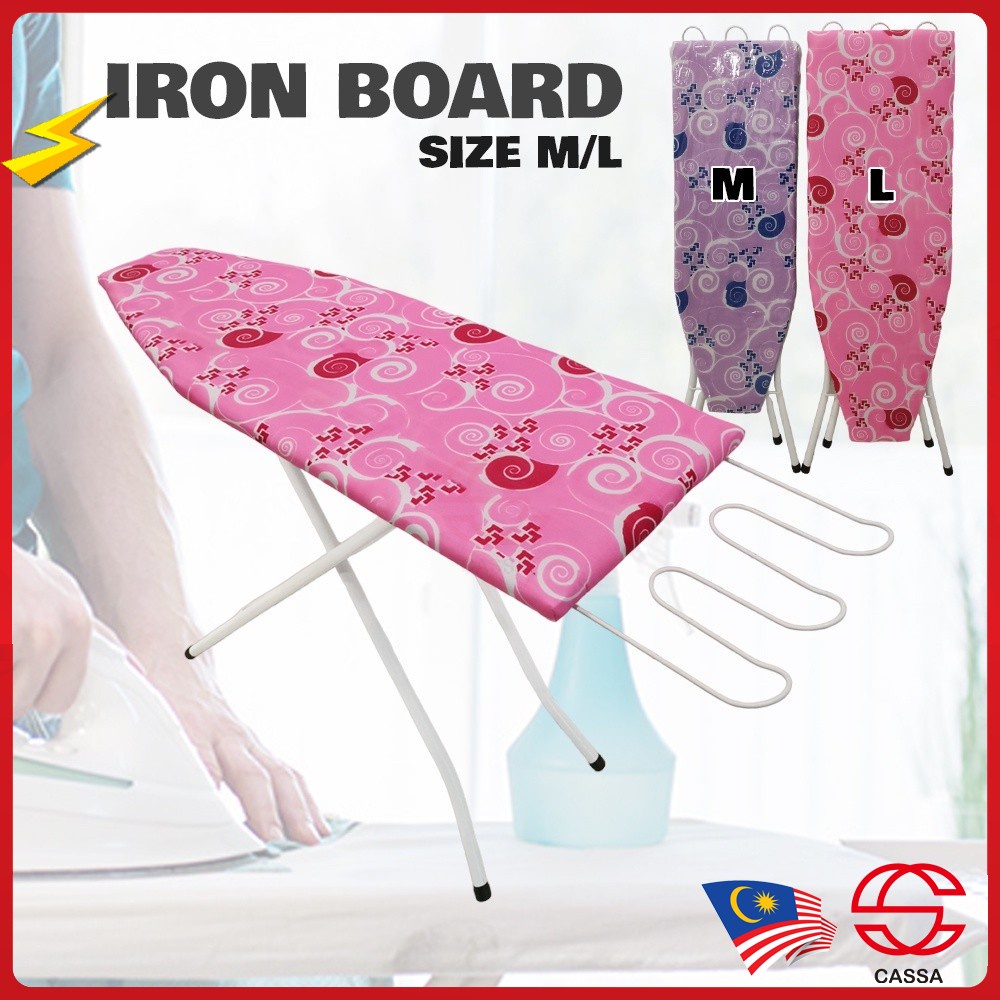 Cassa Adustable Foldable Ironing Board / Iron Board / Papan Seterika