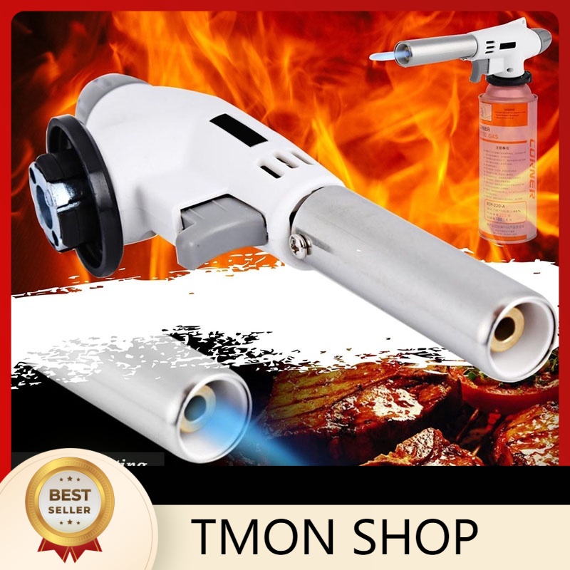 Portable Spray Gun Head Cartridge Gas Tank Flame Gun Baking Welding Gun ...