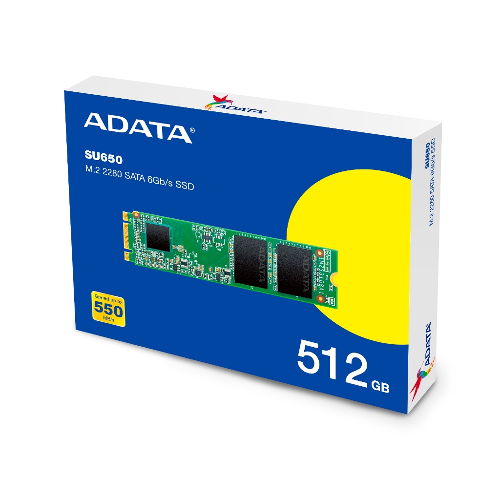 Adata Ssd M2 2280 Su650 Internal Ssd Solid State Drive Nand Flash And Sata 6gbs Interface 5666