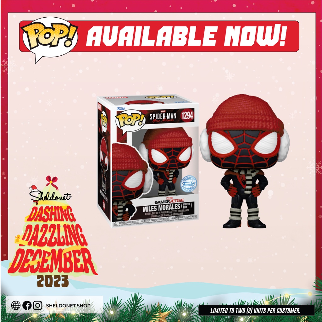 Funko Pop Keychain - Miles Morales (Winter Suit)