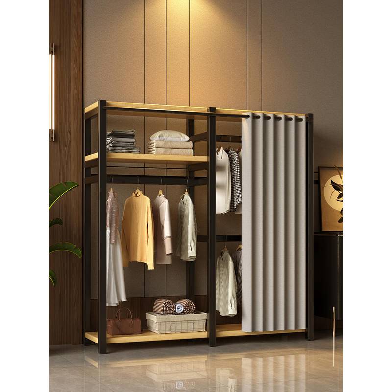 Simple Wardrobe, Family Rental Housing, Bedroom Assembly, Steel and ...