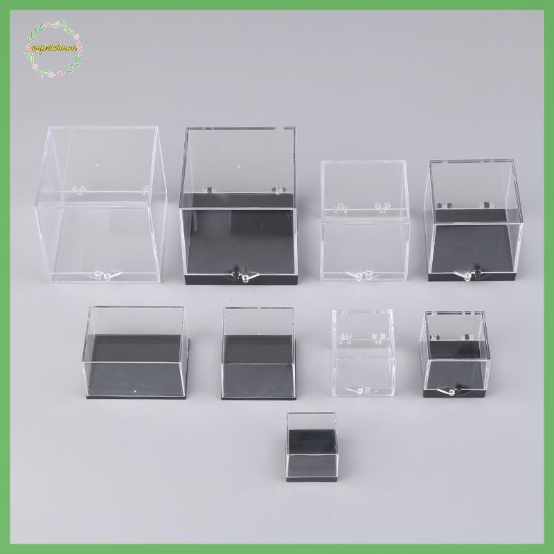 EPMN> 1Pc Storage Boxes Lids Gemstone Display Coin Clear Container ...