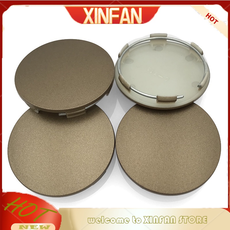 thumbnail image 2 of RhinoTuning 4x 65mm White Wheel Center Caps – For TE37, RE30, CE28n, 17&18 Inch Rims, 2.56in OD 2 of 6