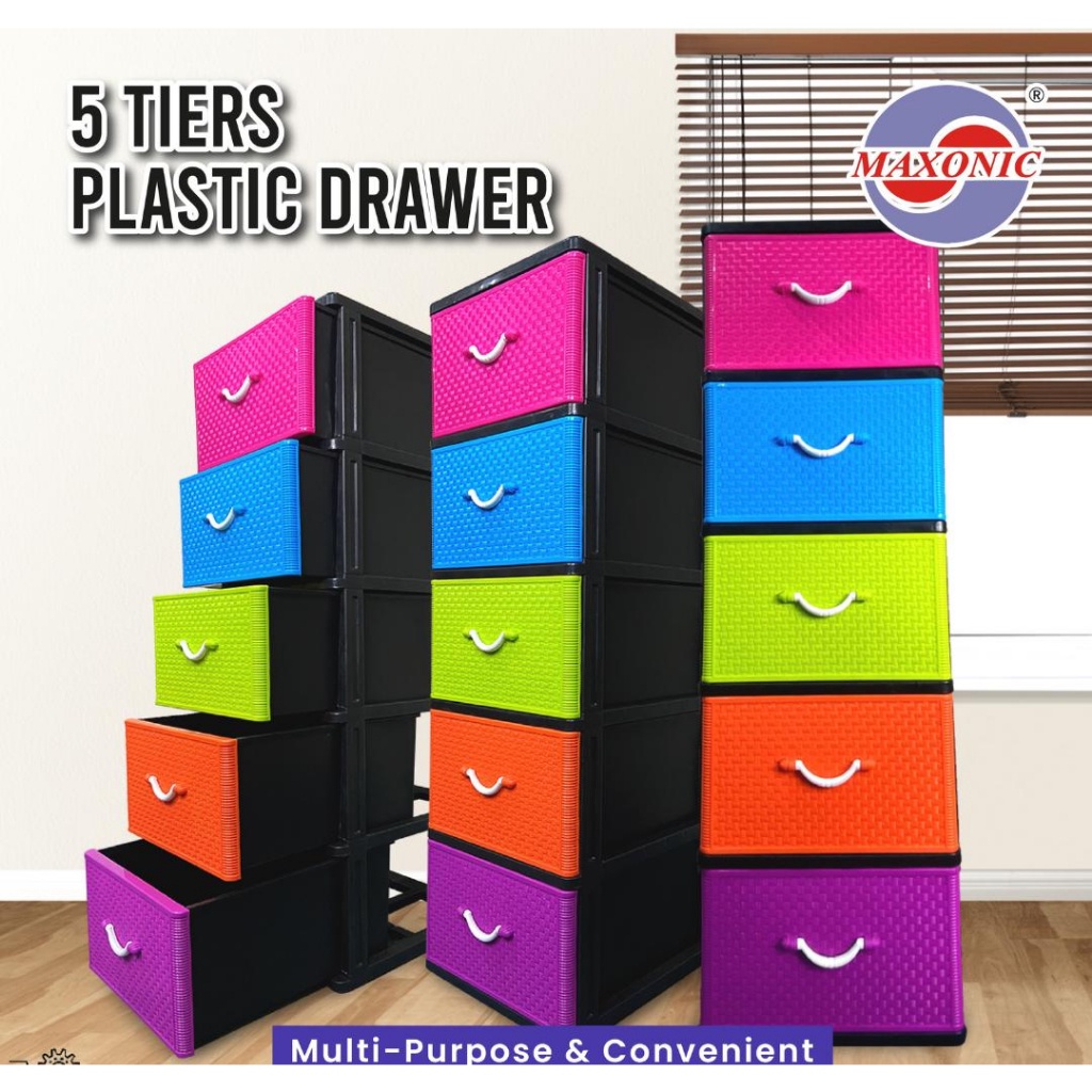 5 Tier Drawer Multipurpose Drawer Plastic Drawer