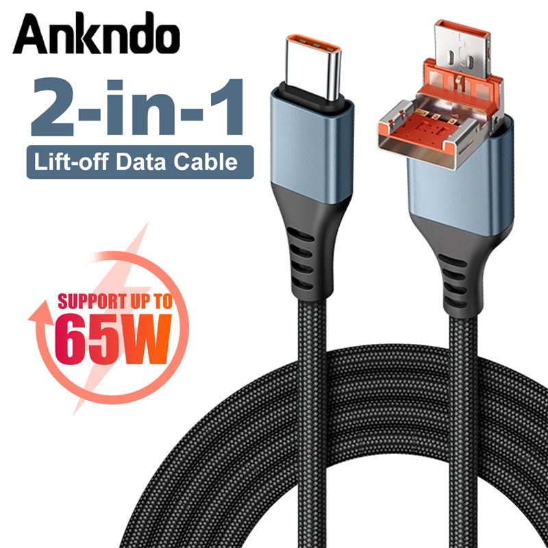 Ankndo Usb To Type C Type C To Type C Fast Charging Cable Type C Pd