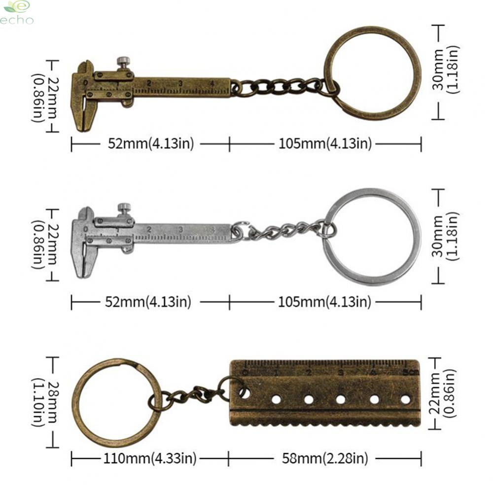 Compact and Functional Vernier Caliper Keychain for Easy and Precise ...