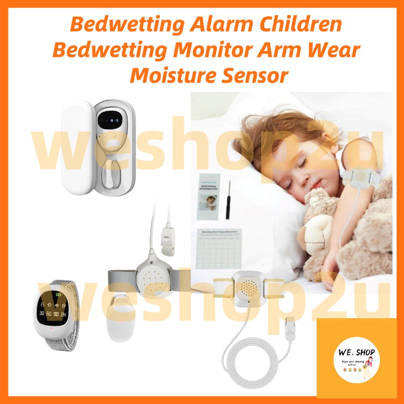 READY STOCK!!! Bedwetting Alarm Children Bedwetting Monitor Arm Wear