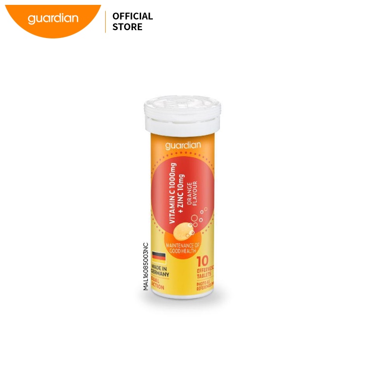 Guardian Vitamin C Zinc Effervescent 10 S Shopee Malaysia