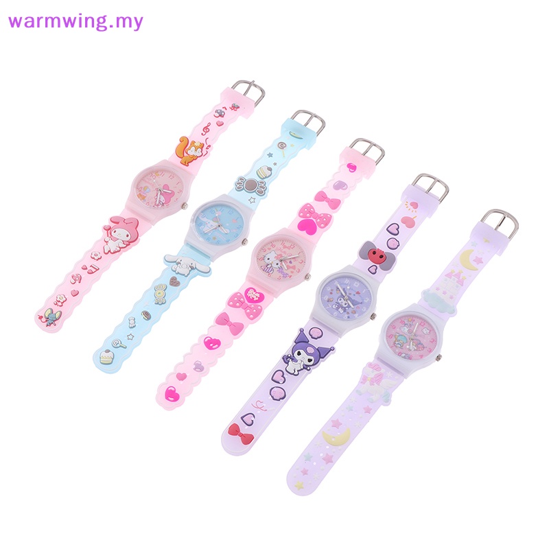 Warmwing Kawaii Anime Hello Kitty Cinnamoroll Kuromi Watches Cute ...