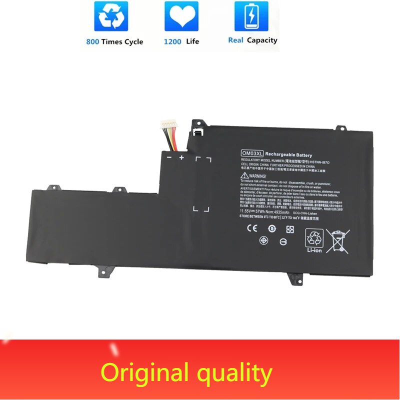 Om03xl Battery For Hp Elitebook X360 1030 G2 Hstnn Ib7o Hstnn Ib70 Hsn I04c 863167 171 863167 3278