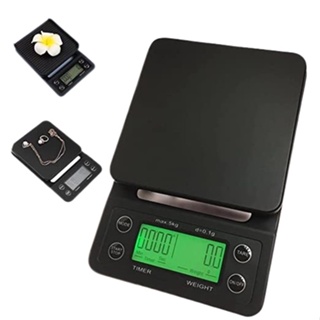 Electronic 3kg LCD Digital Drip Coffee Scale with Timer