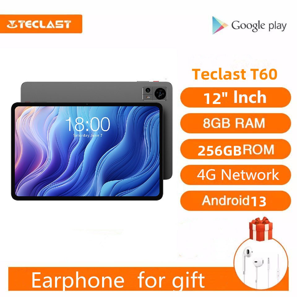 NEW】 Teclast T60 Tablet PC Android 13 8GBRAM 256GB ROM 12 inch