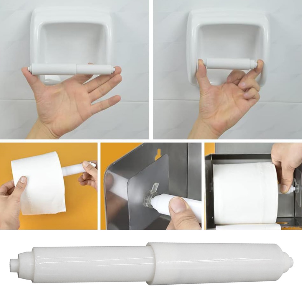 [poslajudo] Springloaded Toilet Paper Roller Sturdy Springloaded