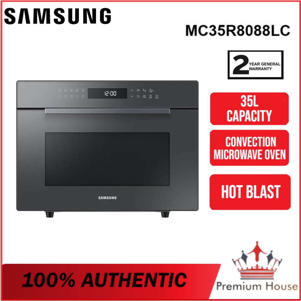 SAMSUNG Convection Microwave Oven with Hot Blast (35L) MC35R8088LC
