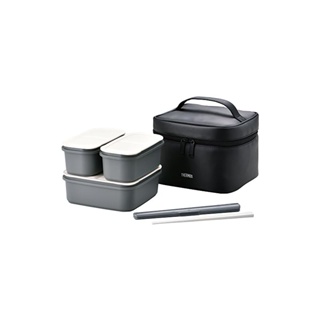 Thermos lunch box stainless Fresh lunch box 700ml Line black DSD