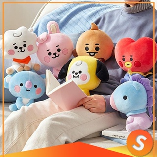 20CM KPOP BTS BT21 Plush Toy Pillow Bangtans Boys JIMIN JIN SUGA JUNGKOOK  RM J-HOPE V Stuffed Standing Doll for ARMY