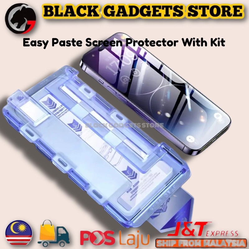 Dust Free Installation Kit Tool 3D Impact Screen Protector Film for ...