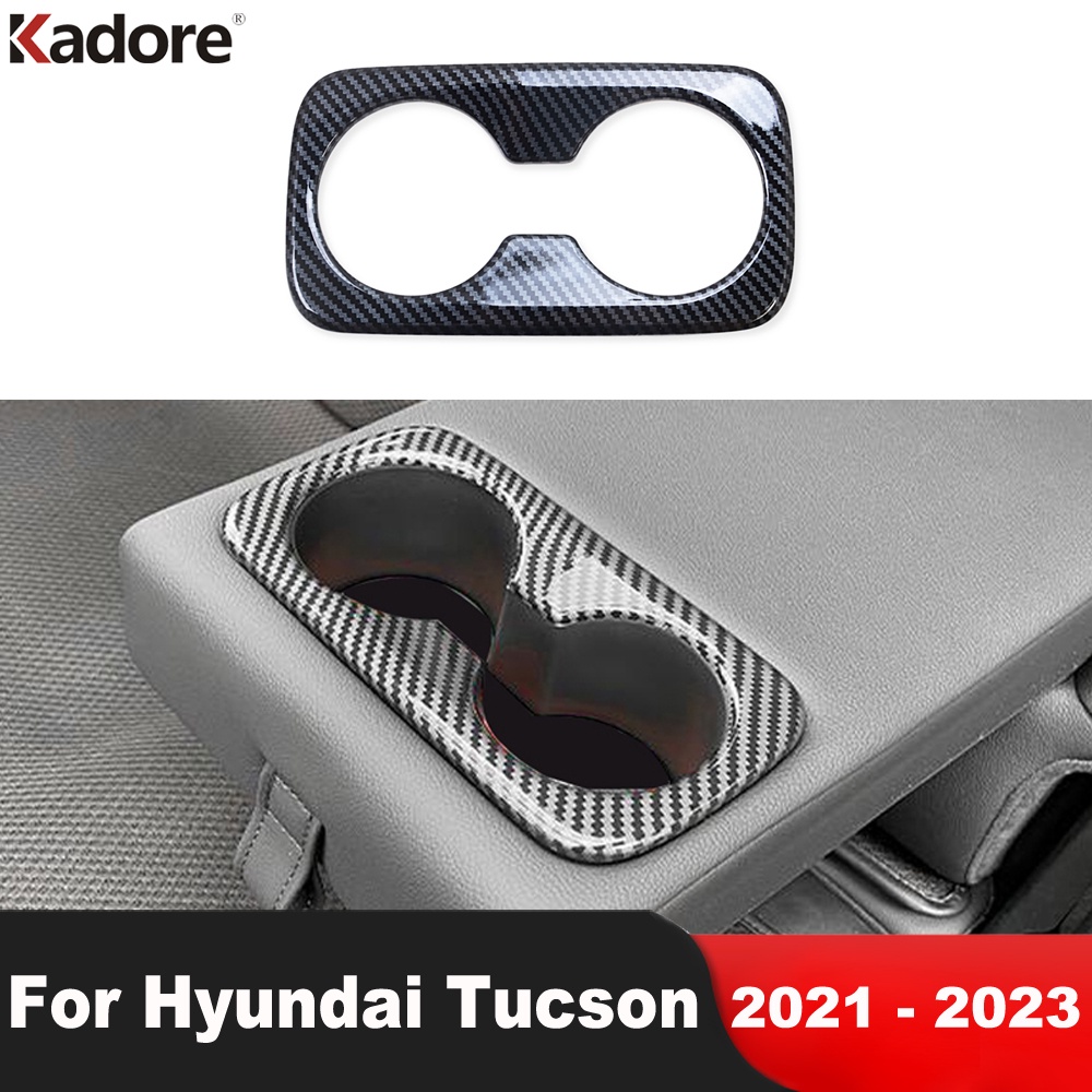 Rear Water Cup Holder Frame Cover Trim For Hyundai Tucson NX4 2021 2022