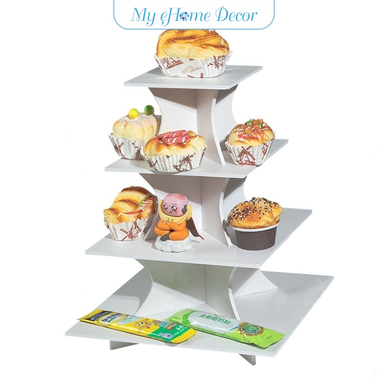Kitchen tabletop dessert rack cupcakes decorative rack snacks storage ...