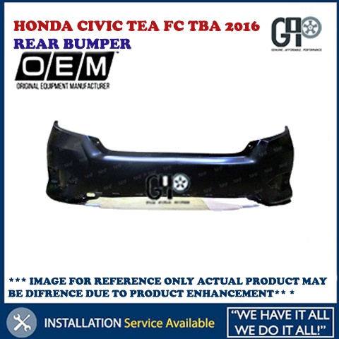 HONDA CIVIC FC TEA TBA 2016 REAR BUMPER/BUMPER BELAKANG | Shopee Malaysia