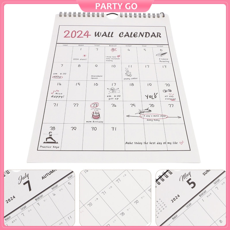 Monthly Wall Planner Calander Memo Calendars 2024 Whiteboard 20232024