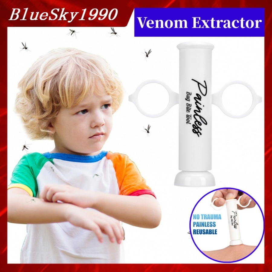 【READY STOCK】Bug Bite Venom Extractor Vacuum Instant Relief Mosquito