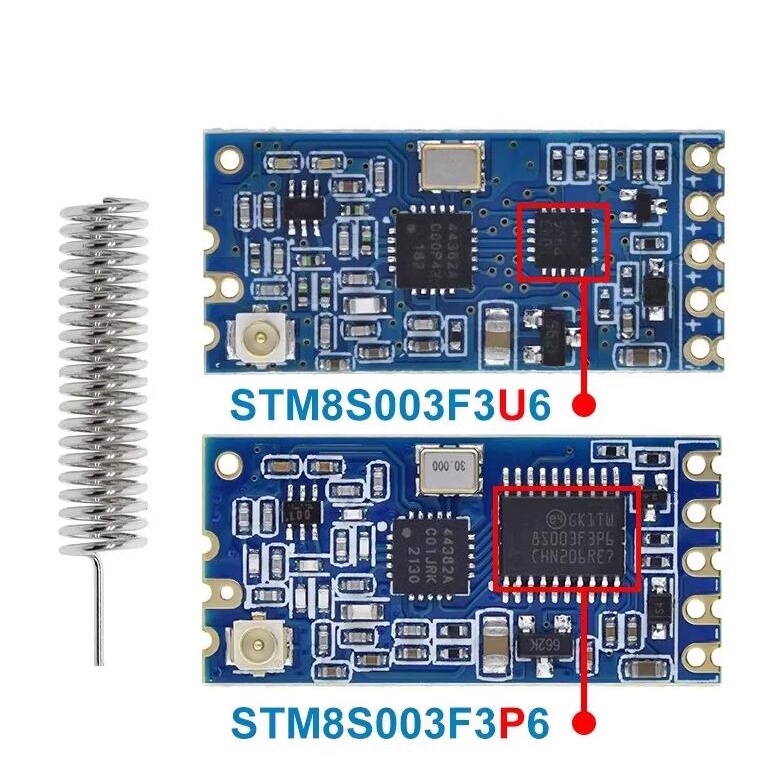 HC-12 SI4438 Wireless Serial Module - 433MHz, 1000m Range, With Antenna, For Bluetooth-like Projects