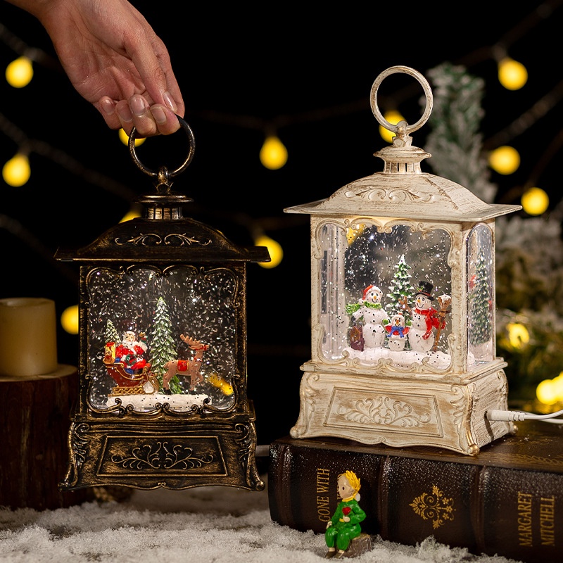 Christmas Ornaments Christmas Crystal Ball Music Box Ornaments