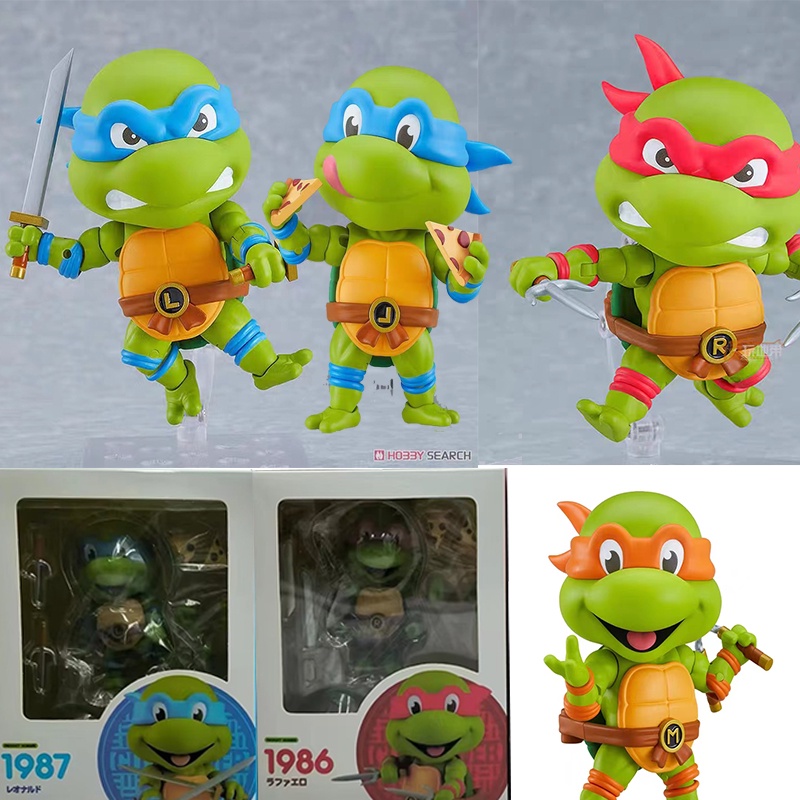 Nendoroid Teenage Mutant Ninja Turtles Raphael Leonardo Michelangelo Donatello 1984 1985 1986 4077