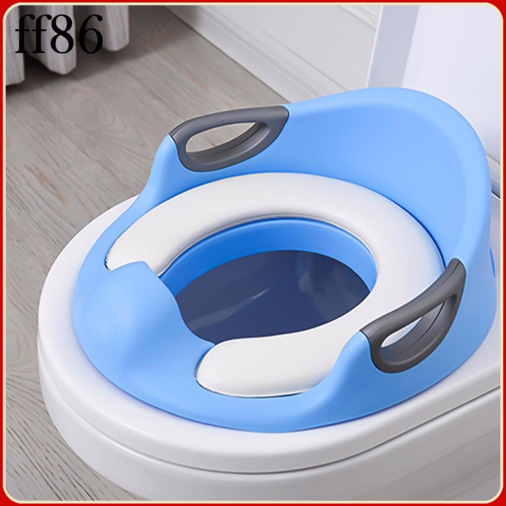 Potty Training Seat for Toddlers Toilet Trainer with Handles Seat Potty Soft Kids Cushion Seats