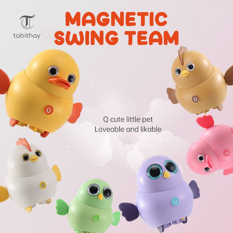 Baby Chicken Toys Wobble Toy Vehicle Magnetic Swinging Toy Funny ...