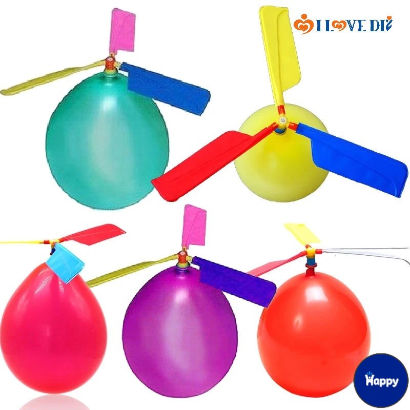 HS Random Color Funny Air Balloon Helicopter Toy/ Outdoor Helicopter ...