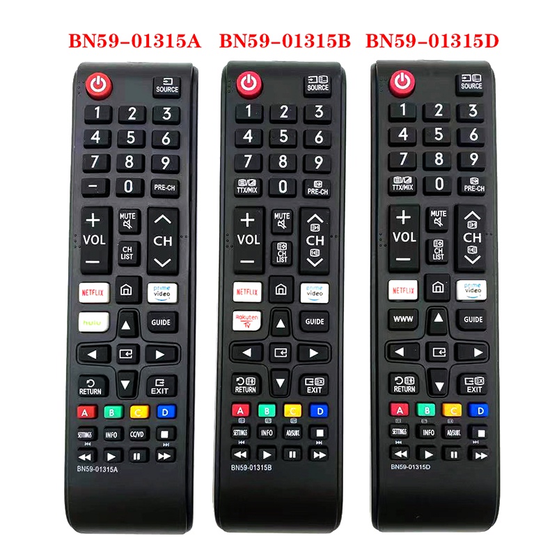 Universa Bn59-01315a Bn59-01315d Bn59-01315b Tv Remote Control With 