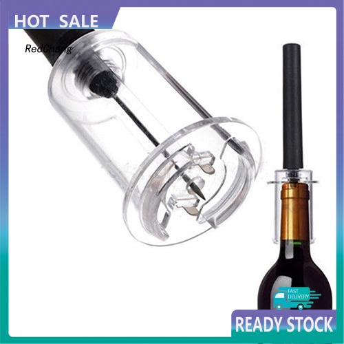 RC Red Wine Air Pressure Opener Cork Popper Bottle Pump Corkscrew Cork
