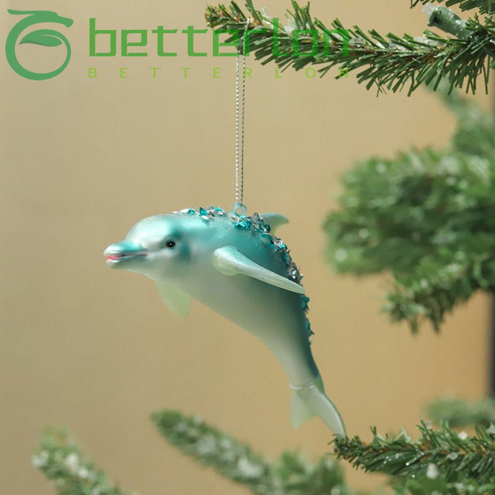 BETTERLONTIME Dolphin Hanging Pendant, Gifts Home Decorations