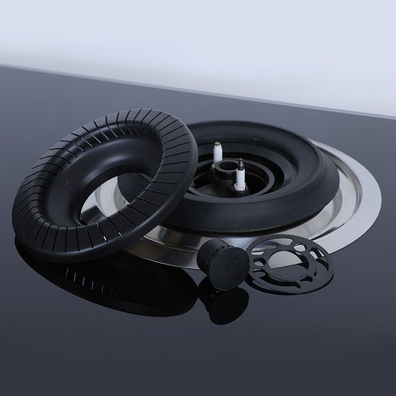 Universal Gas Hob Stove 5 Grates Support Rack Windproof Cover Cast Iro