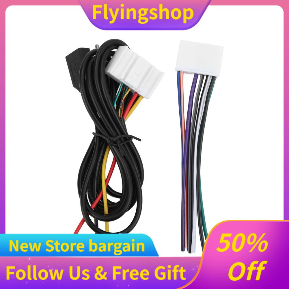 CD Player Aux Cable Stereo Wiring Harness Adapter Anti Aging