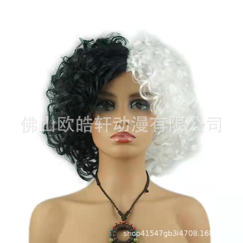 24 Hours Delivery Dalmatians Black White Witch Kuira cosplay Costume