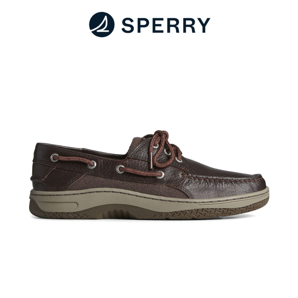 Sperry Billfish 3 Eye Boat Shoe – Mocassino Uomo In Pelle Nera – 47 EU